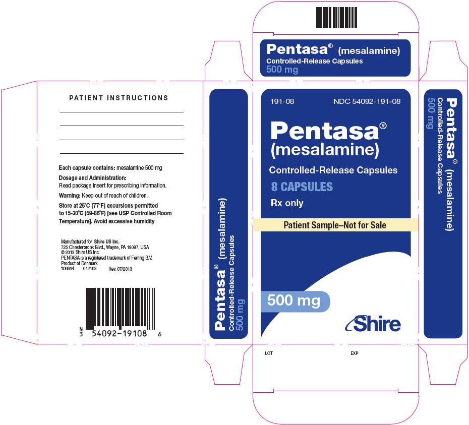pentasa mesalamine 500mg