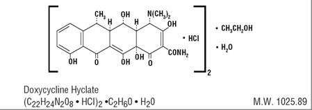 Doxycycline hyclate how to use