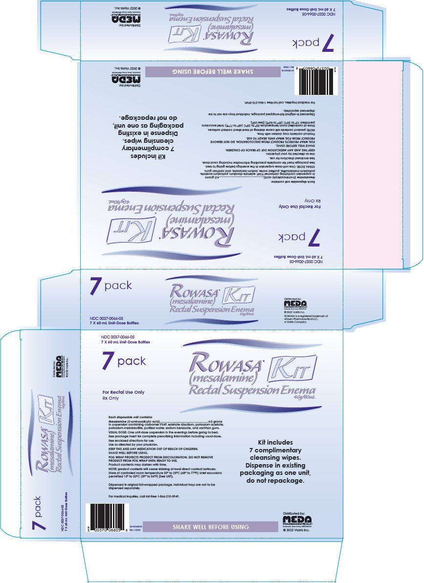 Rowasa Rectal Suspension Enema Carton Label
