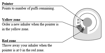 Reading the puff indicator