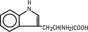 structural formula Tryptophan