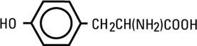 structural formula Tyrosine