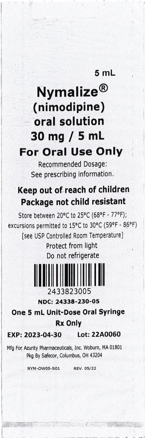 PRINCIPAL DISPLAY PANEL - 5 mL Syringe Package