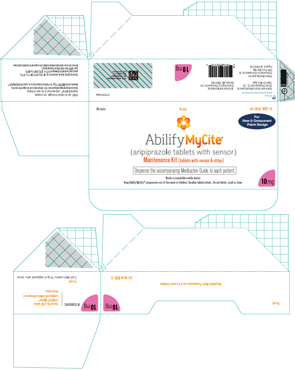 PRINCIPAL DISPLAY PANEL - Maintenance Kit Carton - 10 mg