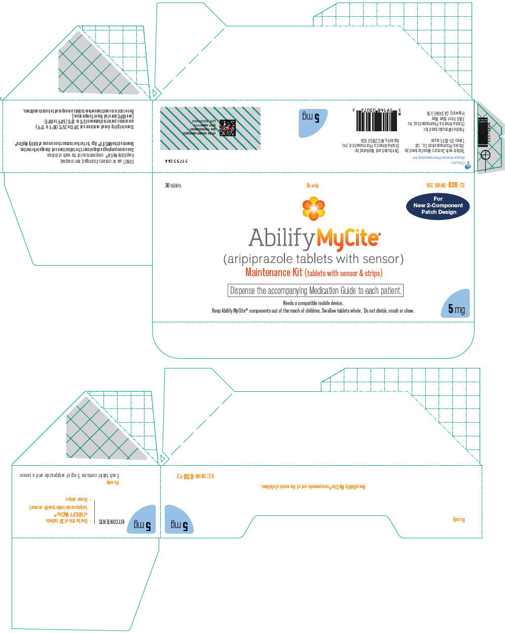 PRINCIPAL DISPLAY PANEL - Maintenance Kit Carton - 5 mg