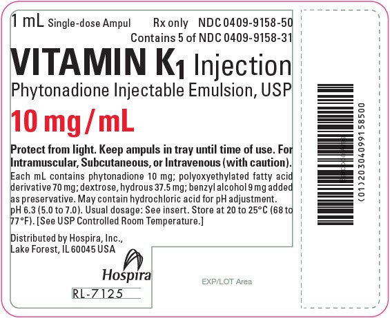 PRINCIPAL DISPLAY PANEL - 1 mL Ampul Tray Label - RL-7125