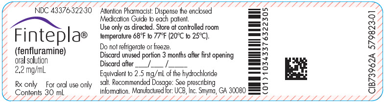 PRINCIPAL DISPLAY PANEL - 30 mL Bottle Label - NDC 3376-322-30