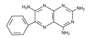 Triamterene Structural Formula