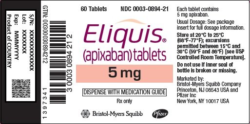 Eliquis Fda Prescribing Information Side Effects And Uses