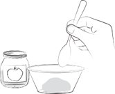 mix-apple-sauce