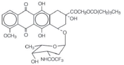 FIGURE 1. Chemical Structure of Valrubicin