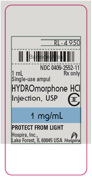 PRINCIPAL DISPLAY PANEL - 1 mg/mL Ampule Label