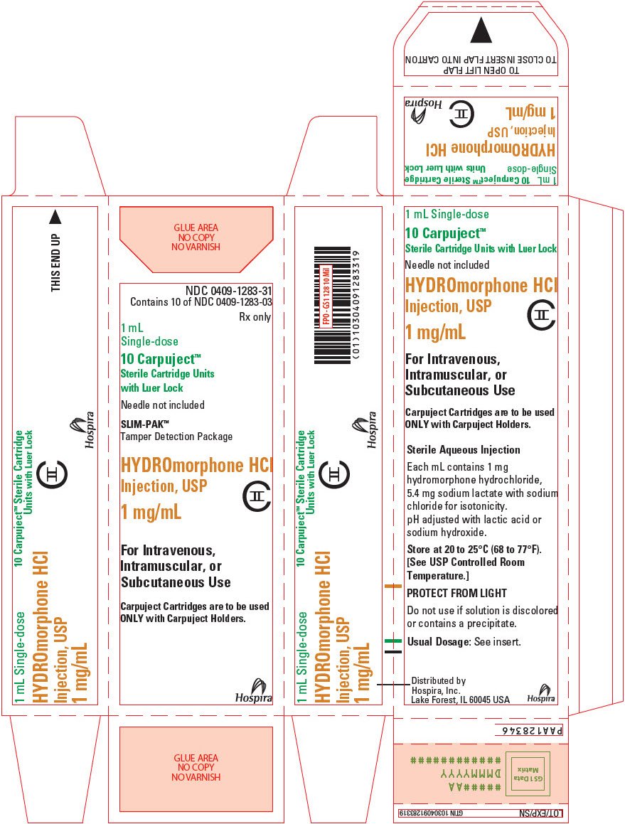PRINCIPAL DISPLAY PANEL - 1 mg/mL Cartridge Carton