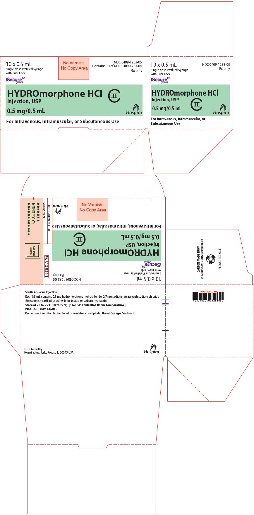PRINCIPAL DISPLAY PANEL - 0.5 mL Syringe Carton