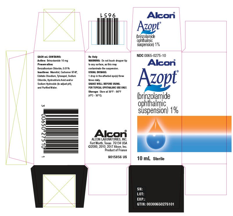 Azopt - FDA prescribing information, side effects and uses