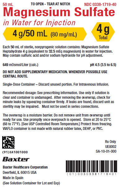 Magnesium Sulfate in Water Representative Overpouch Label 0338-1719-40