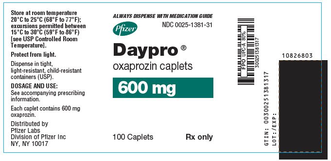 PRINCIPAL DISPLAY PANEL - 600 mg Caplet Bottle Label