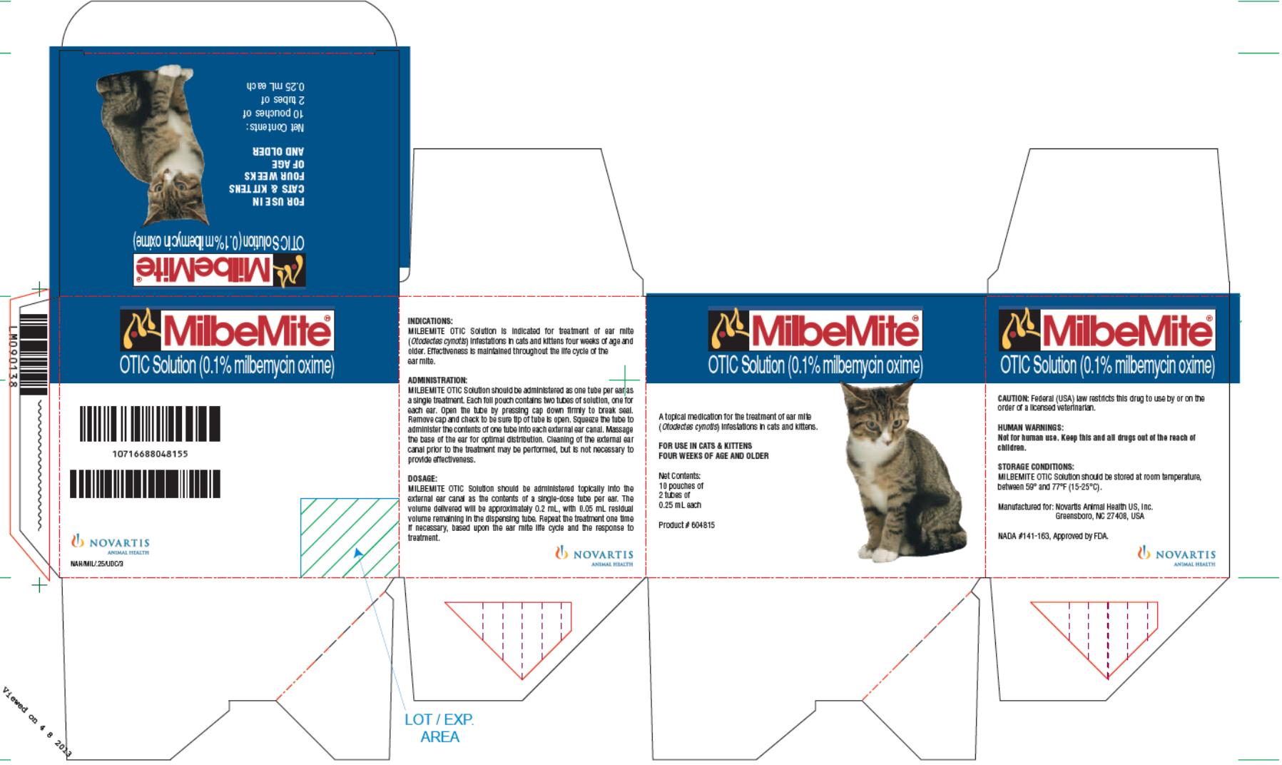 milbemite ear mite treatment
