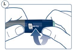 Figure L Turn the dose selector to the correct dose.