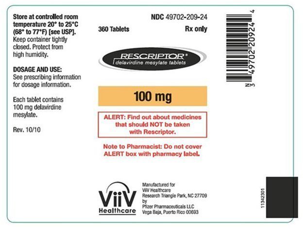 Rescriptor 100mg label