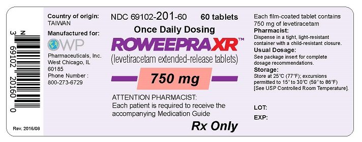 ER 750mg label