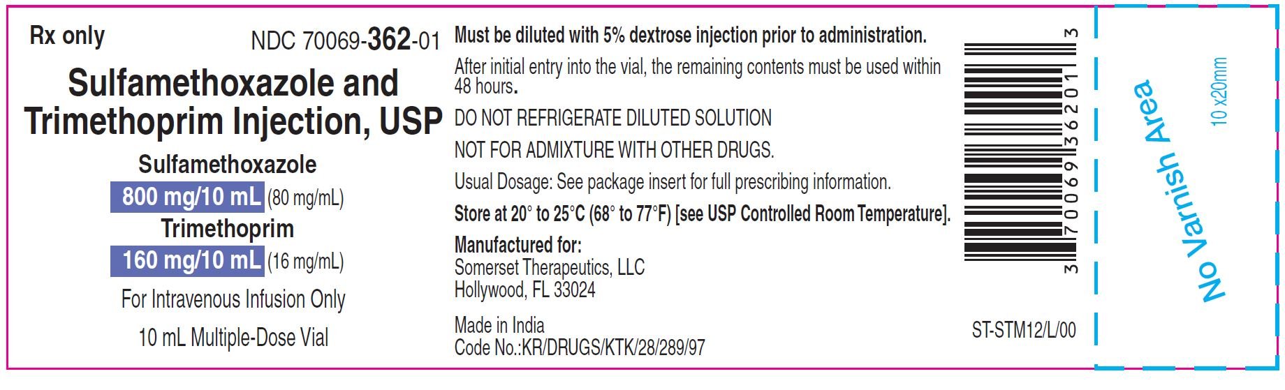 10 mL Container Label