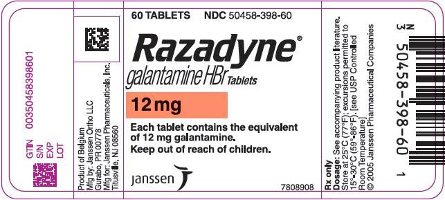 PRINCIPAL DISPLAY PANEL - 12 mg Tablet Label