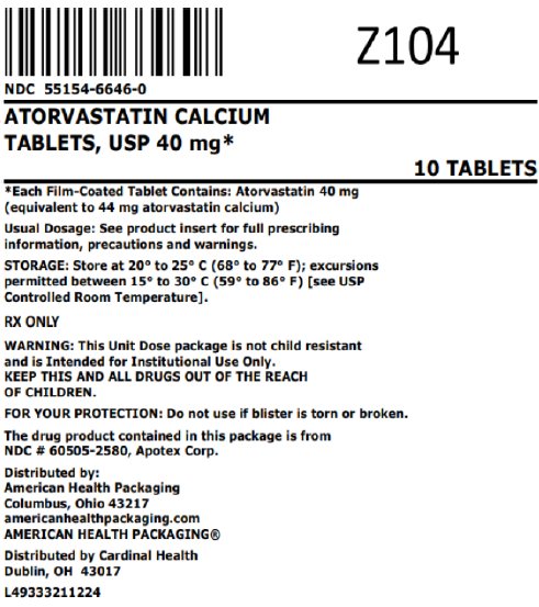 40mg bag label