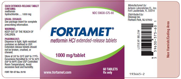 1000 mg, 60 tablets label