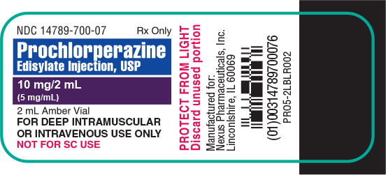 Principal Display Panel - Prochlorperazine Vial Label
