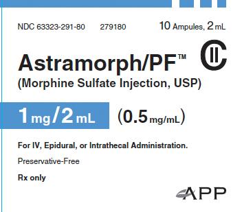 PACKAGE LABEL- PRINCIPAL DISPLAY- Astramorph 2 mL Ampule Carton
                                Panel