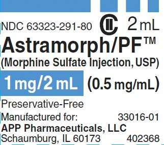 PACKAGE LABEL- PRINCIPAL DISPLAY- Astramorph 2 mL Ampule
                                Label