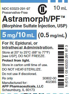 PACKAGE LABEL- PRINCIPAL DISPLAY- Astramorph 10 mL Ampule
                                Label