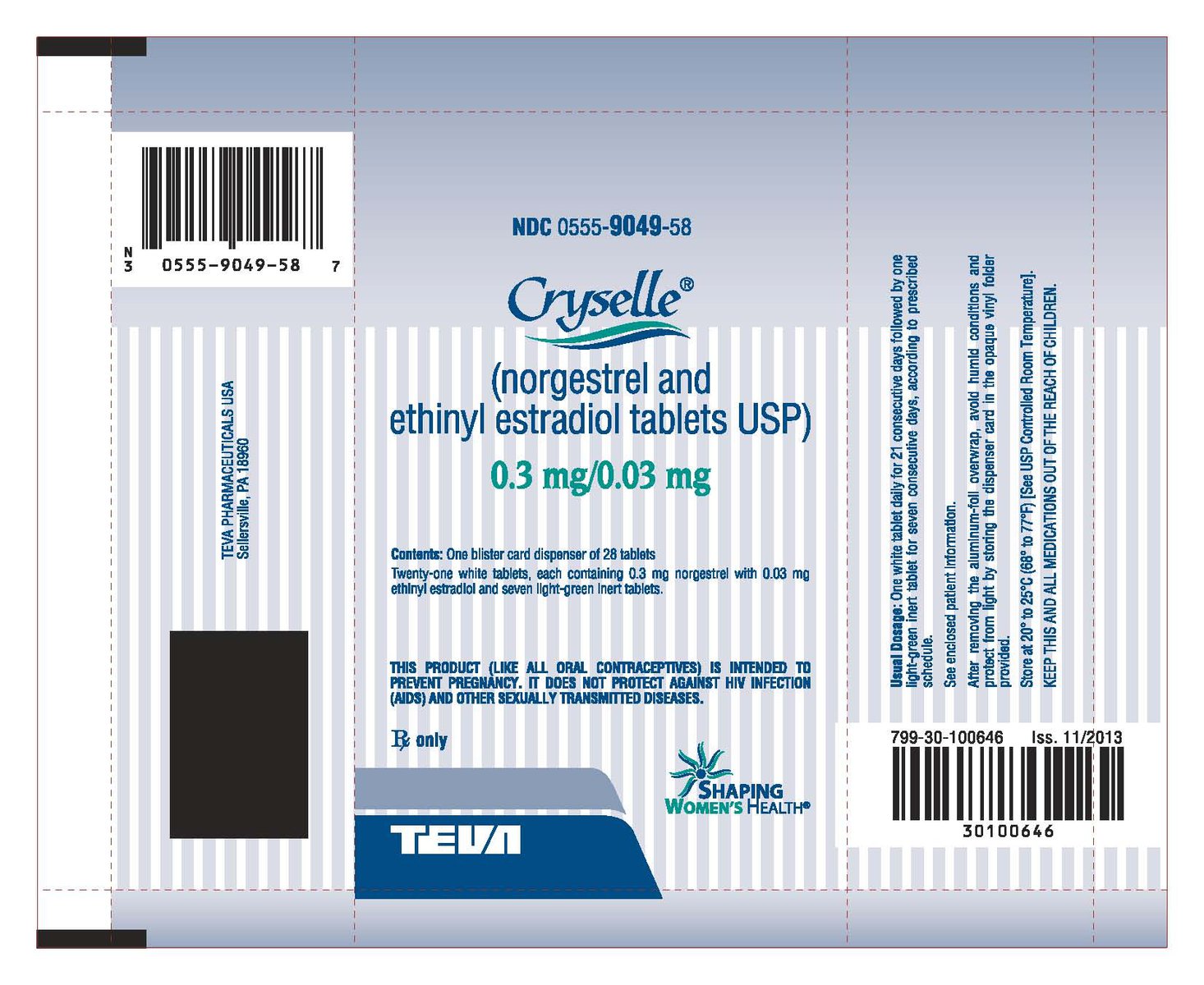 Norgestrel And Ethinyl Estradiol Tablets Usp