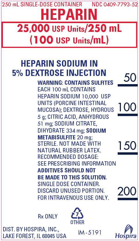 Heparin and Dextrose: Package Insert - Drugs.com