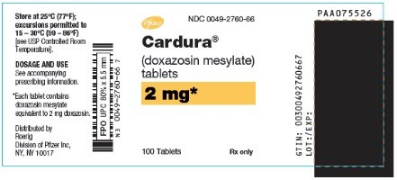 PRINCIPAL DISPLAY PANEL - 2 mg Tablet Bottle Label - 2760-66