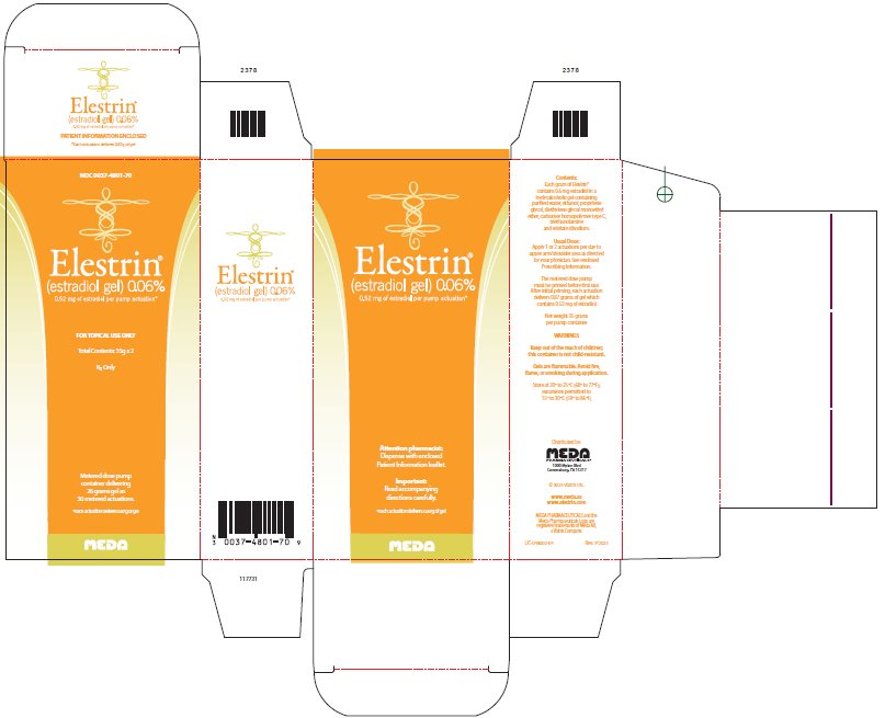 Elestrin Gel 0.06% Carton Label