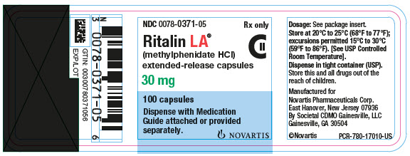 Ritalin LA - FDA prescribing information, side effects and uses