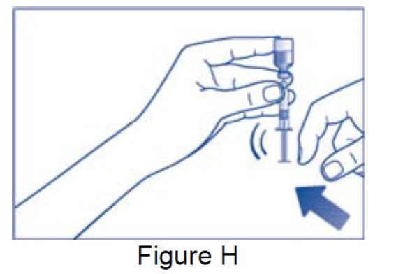 Check the syringe for air bubbles