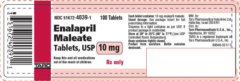 enalapril 10 mg used for