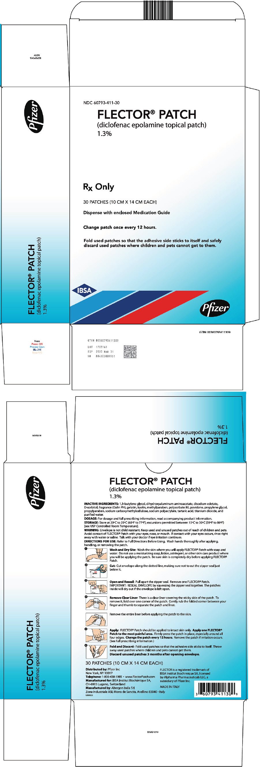 Medication diclofenac sodium patch
