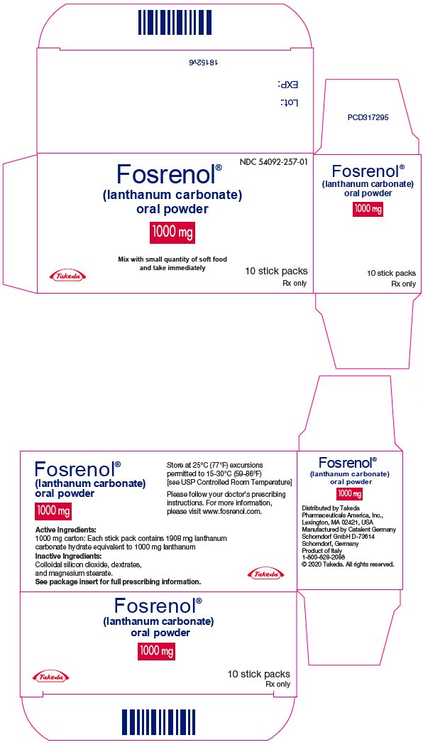 PRINCIPAL DISPLAY PANEL - 1000 mg Packet Carton - 10 Stick Pack