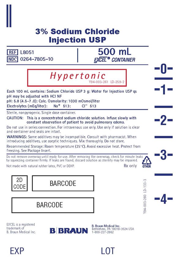 500 mL Container Label L8051