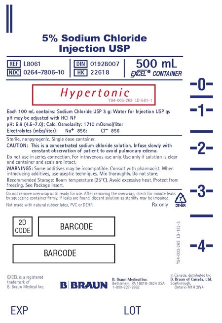 500 mL Container Label L8061