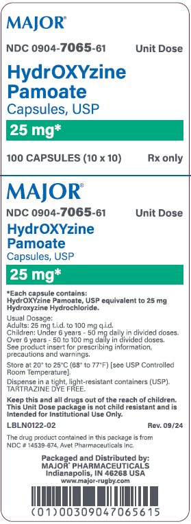 25mg* carton label
