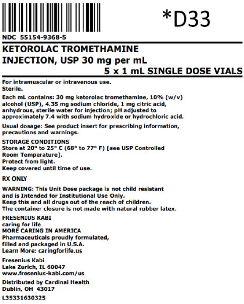 30mg/mL bag label
