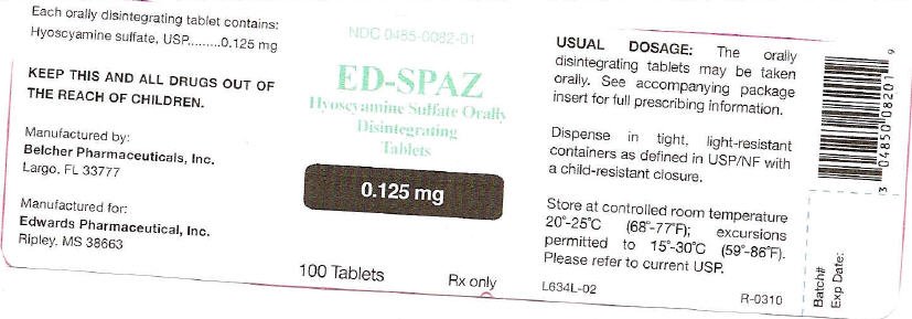 PRINCIPAL DISPLAY PANEL - 0.125 mg Tablet Bottle Label