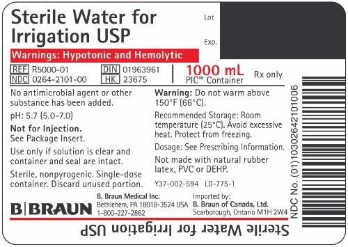 1000 mL Container Label R5000-01