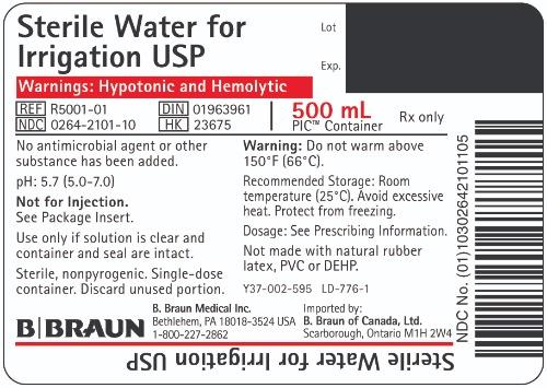 500 mL Container Label R5001-01