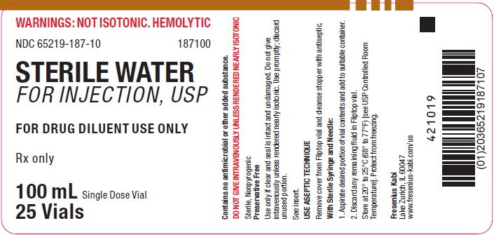what is the ph of sterile water for injection